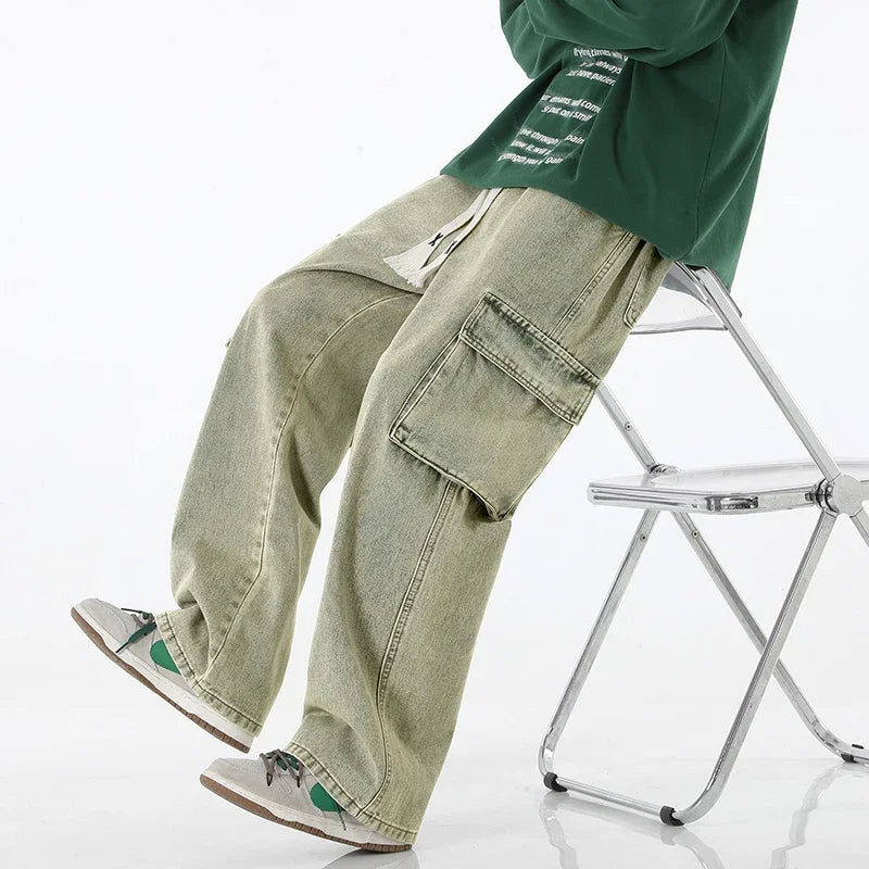 Y2k Cargo Baggy Jeans - VONVEX
