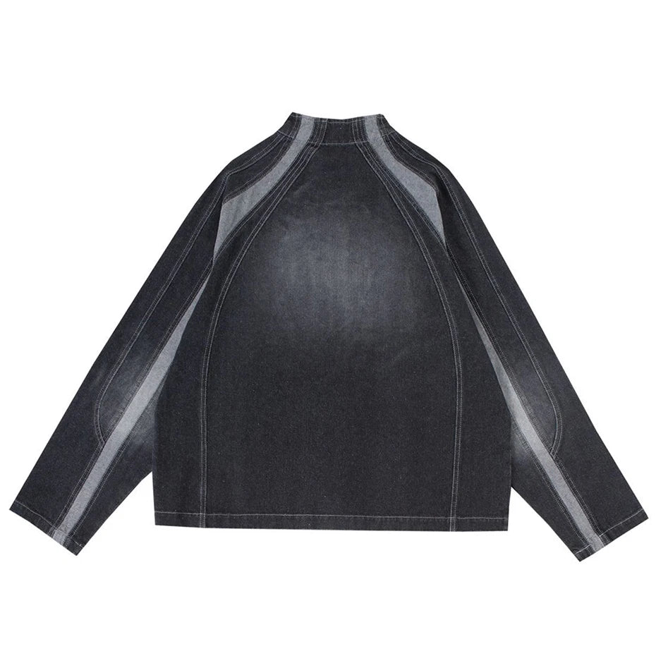 Denim Racer Jacket - VONVEX