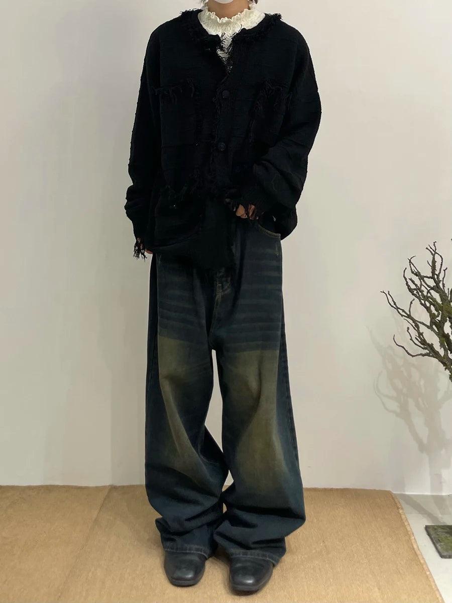 Y2K Wide Leg Baggy Jeans - VONVEX
