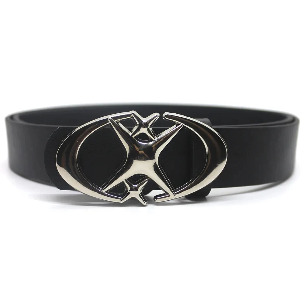 Planet X Buckle Belt BK-coffee 105CM - VONVEX