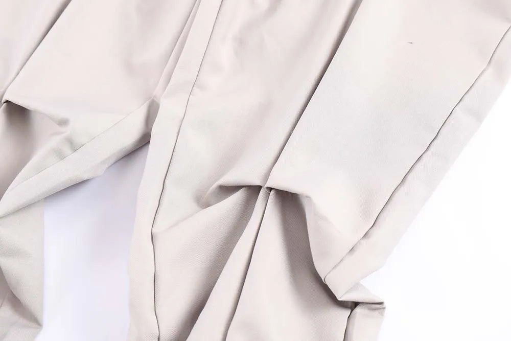 Gothic Stacked Wrinkles Pleated Pant - VONVEX