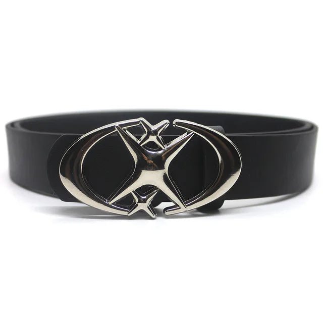 Planet X Buckle Belt BK-black 105CM - VONVEX