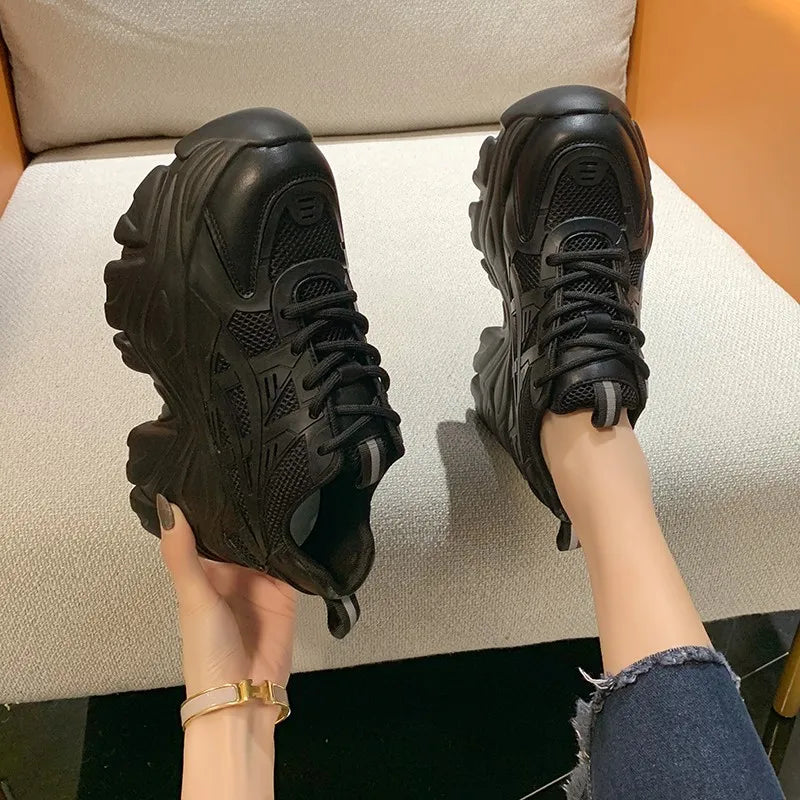 Air Mesh Chunky Sneakers - VONVEX