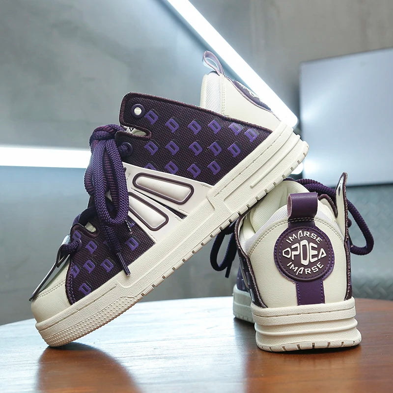 Y2K Purple Pulse Sneakers - VONVEX