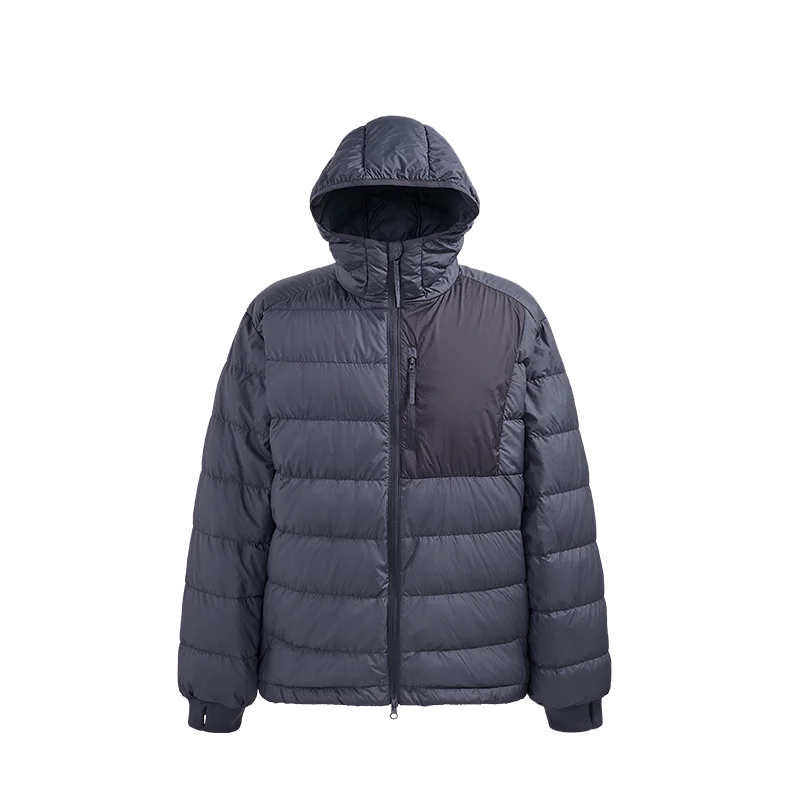 Lightweight Hooded Down Packable Jacket Purple-blue S - VONVEX