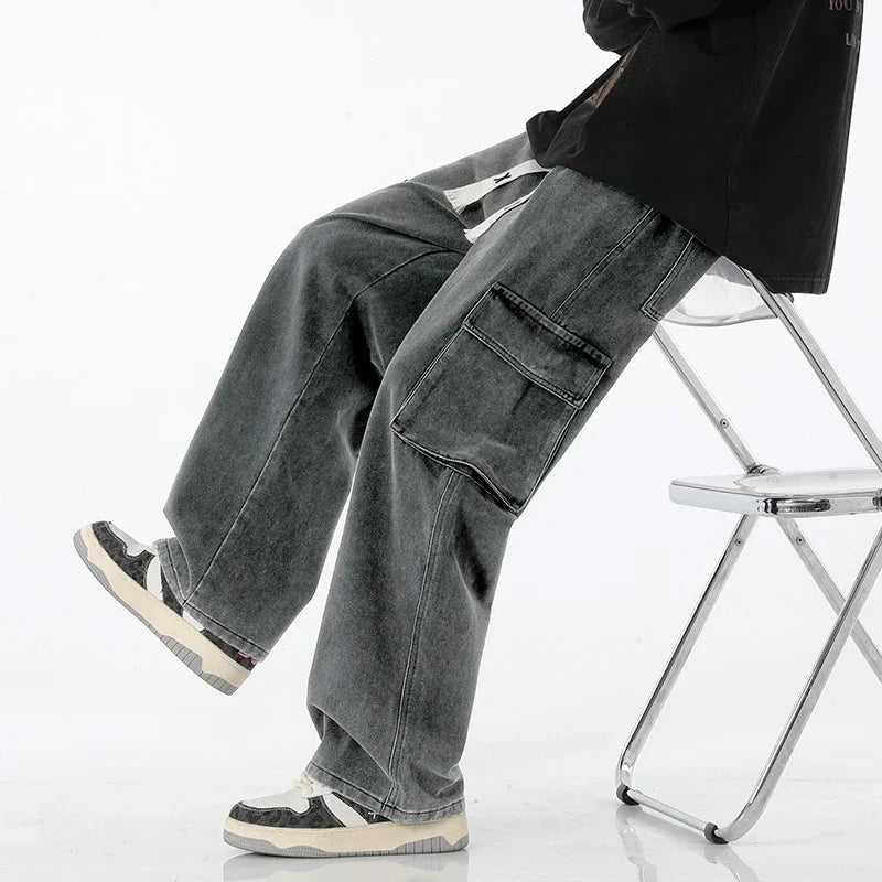 Y2k Cargo Baggy Jeans - VONVEX