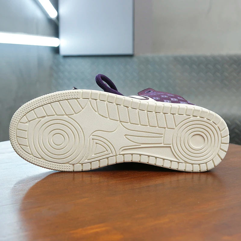 Y2K Purple Pulse Sneakers - VONVEX