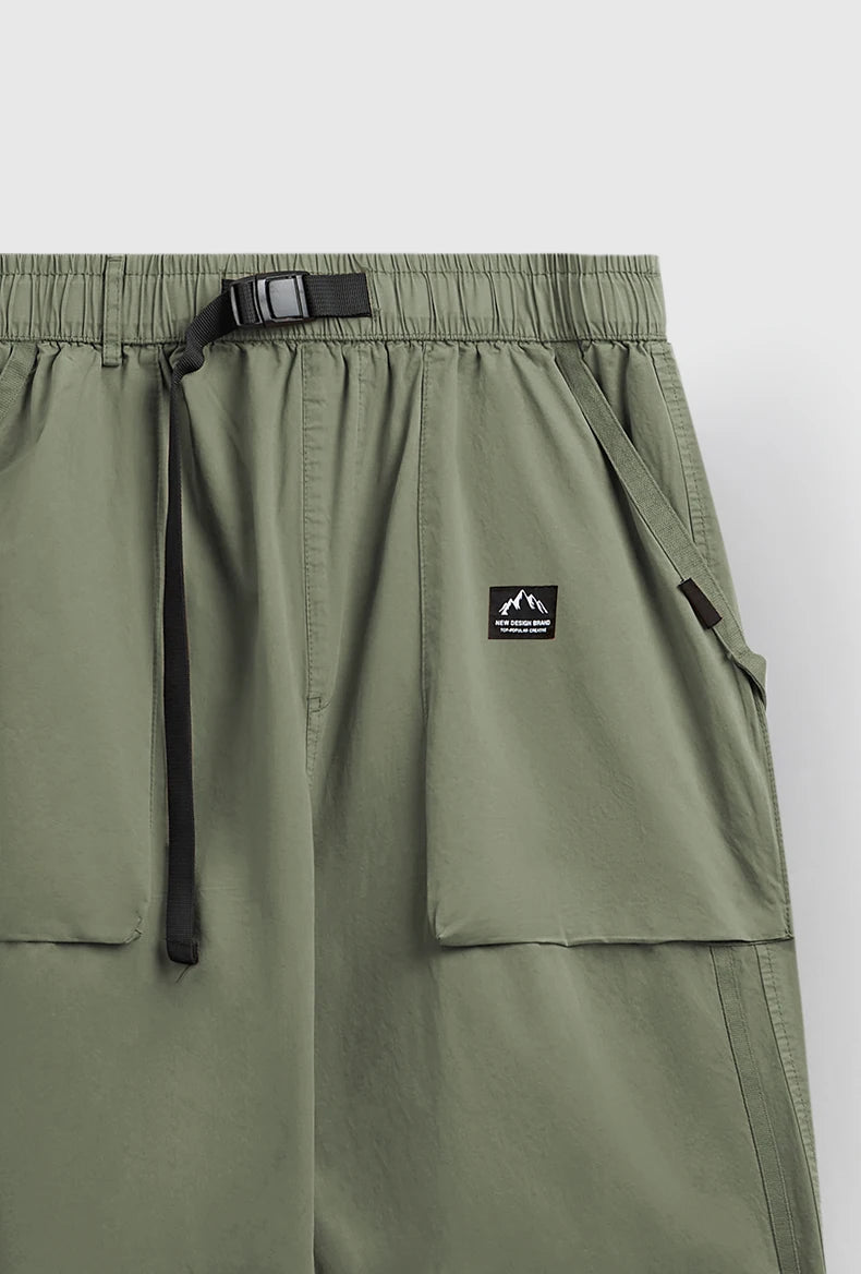 Elastic Wais Cargo Jogger Pant - VONVEX