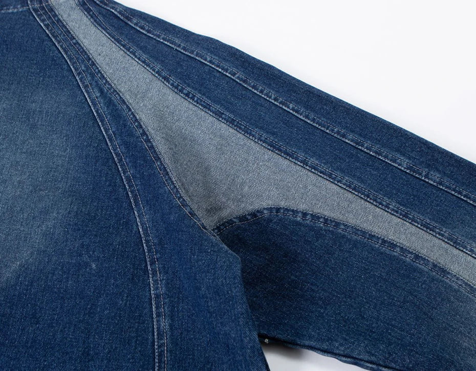 Denim Racer Jacket - VONVEX