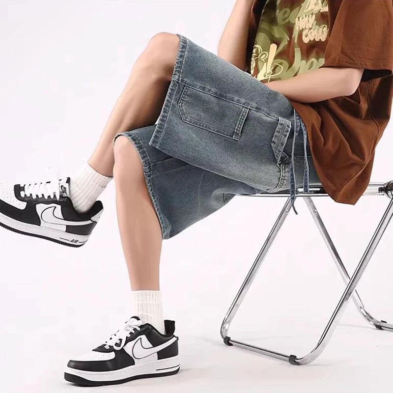 Y2k Denim Oversize Jort - VONVEX
