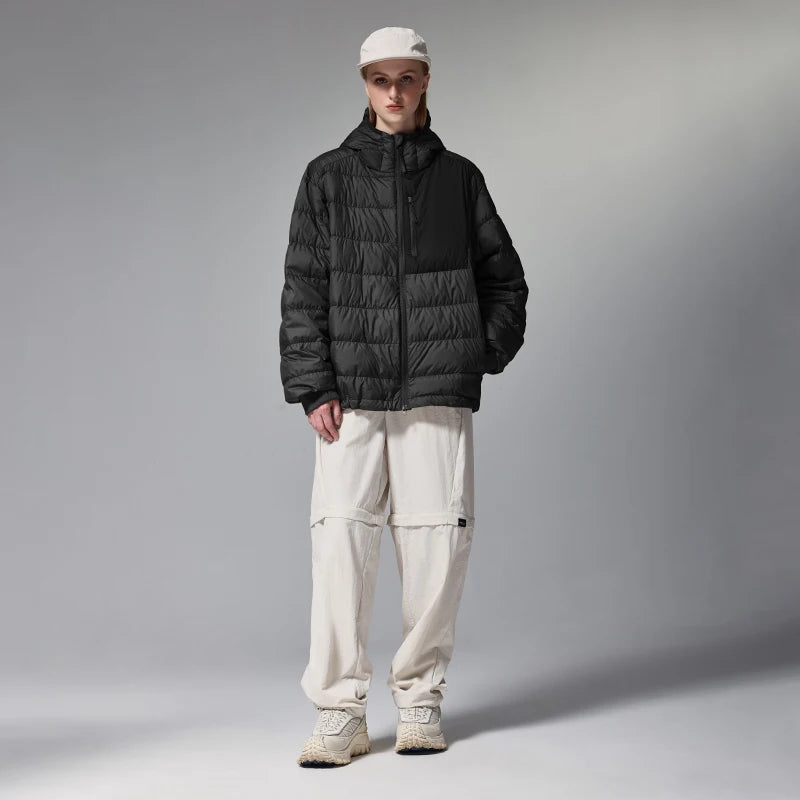 Lightweight Hooded Down Packable Jacket - VONVEX