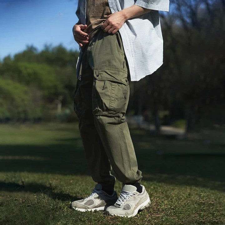 Casual Large Pockets Cargo Pant - VONVEX