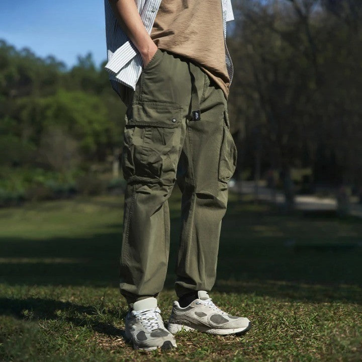 Casual Large Pockets Cargo Pant - VONVEX