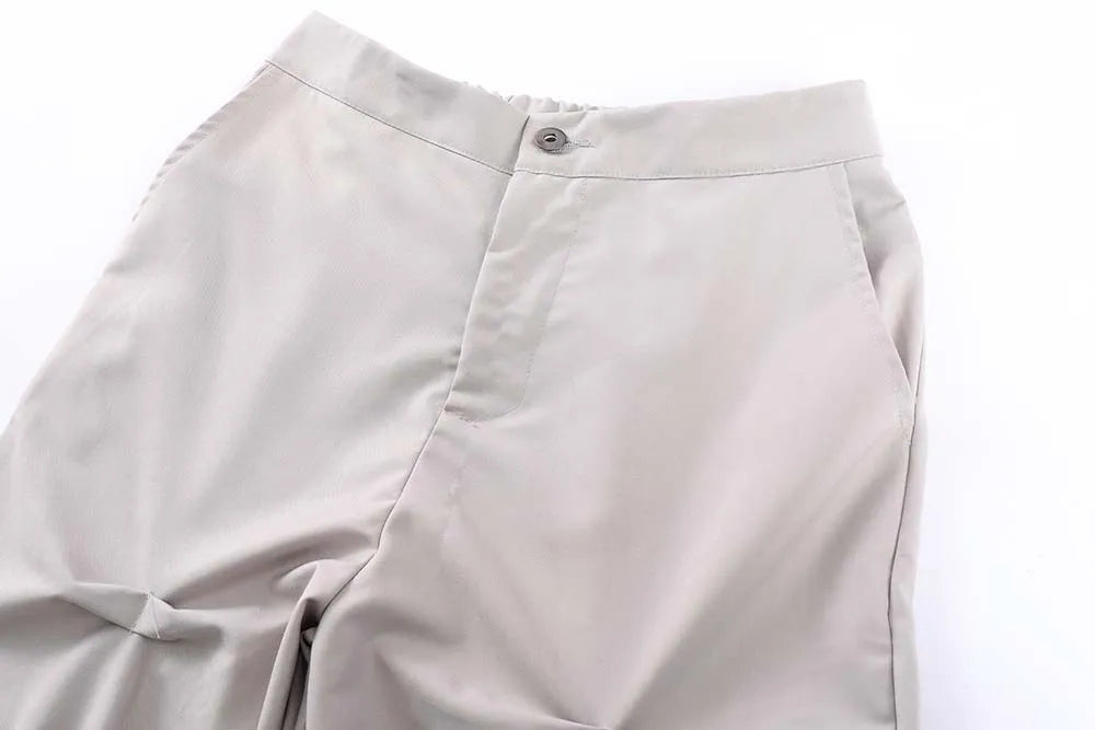Gothic Stacked Wrinkles Pleated Pant - VONVEX
