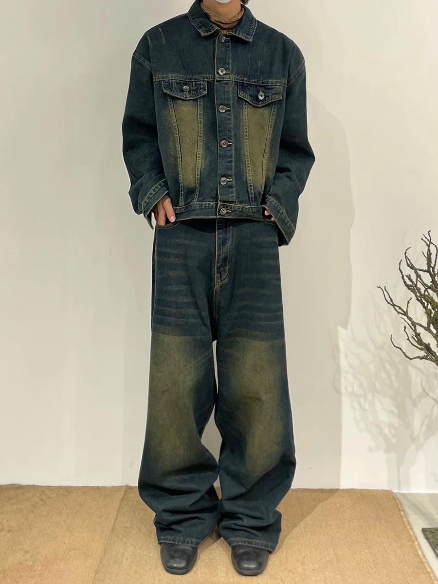 Y2K Wide Leg Baggy Jeans - VONVEX
