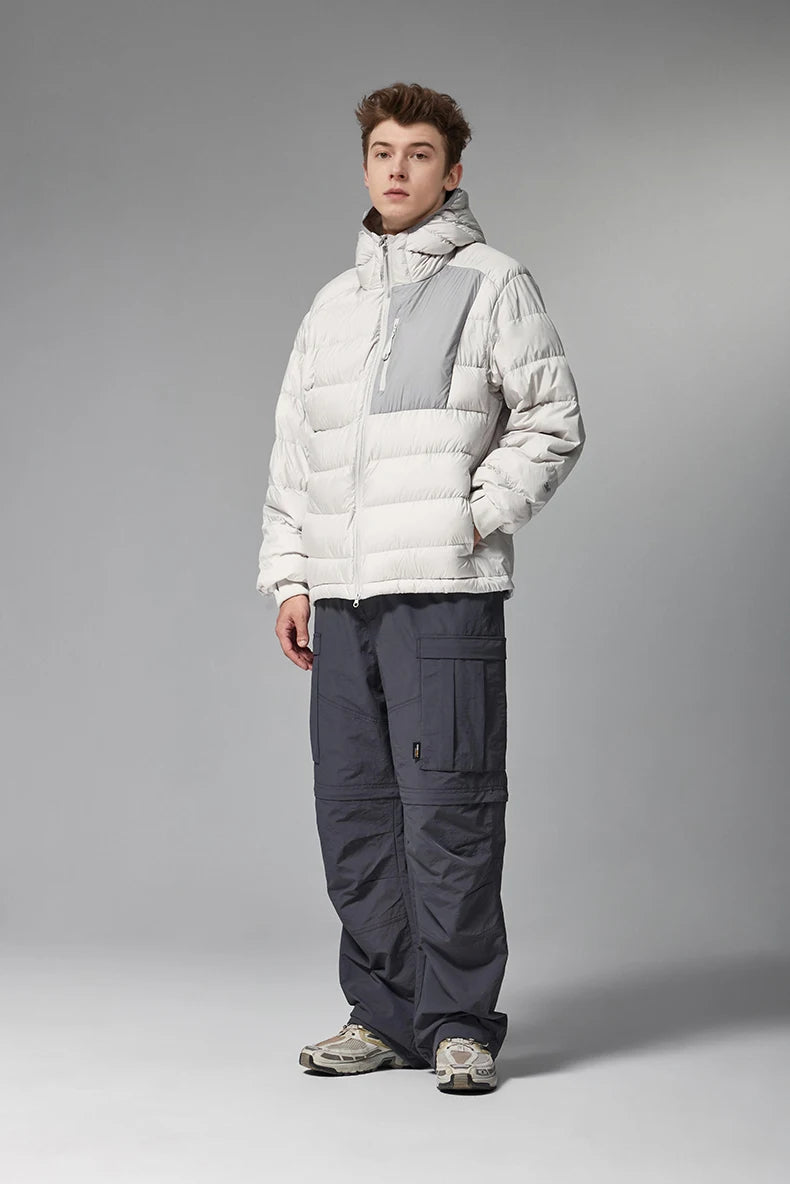 Lightweight Hooded Down Packable Jacket - VONVEX