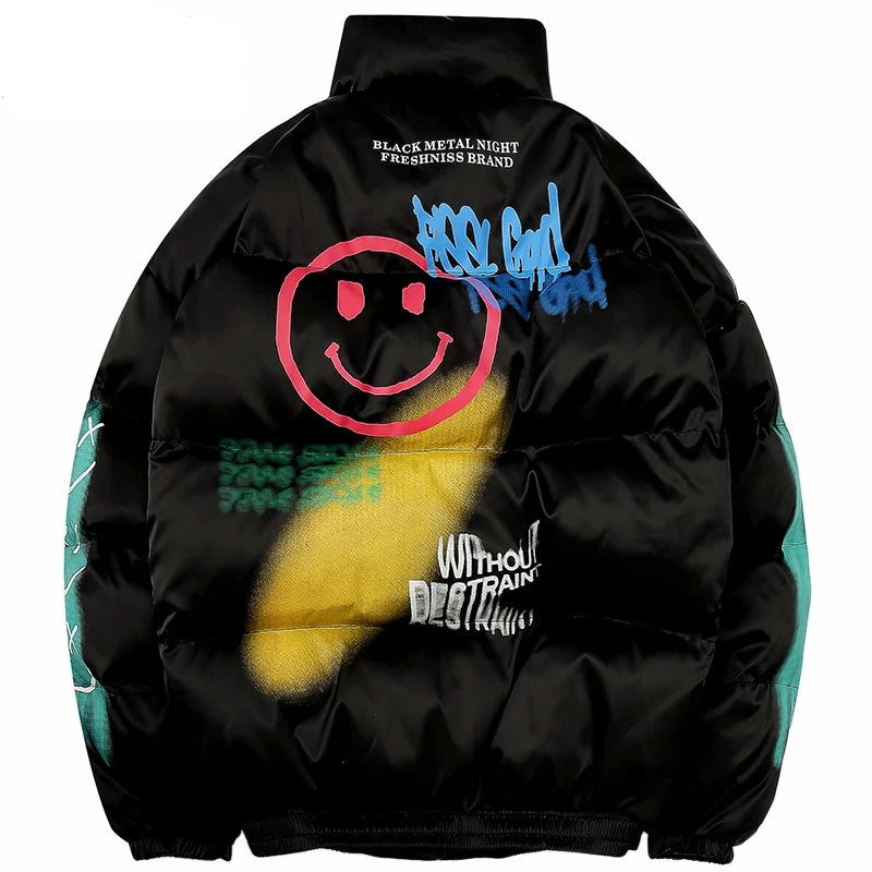 Feel Good Smiley Face Jacket - VONVEX
