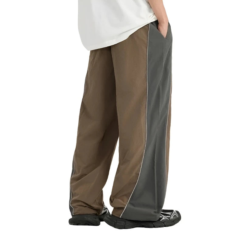 Retro Sportswear Wide-leg Pant - VONVEX