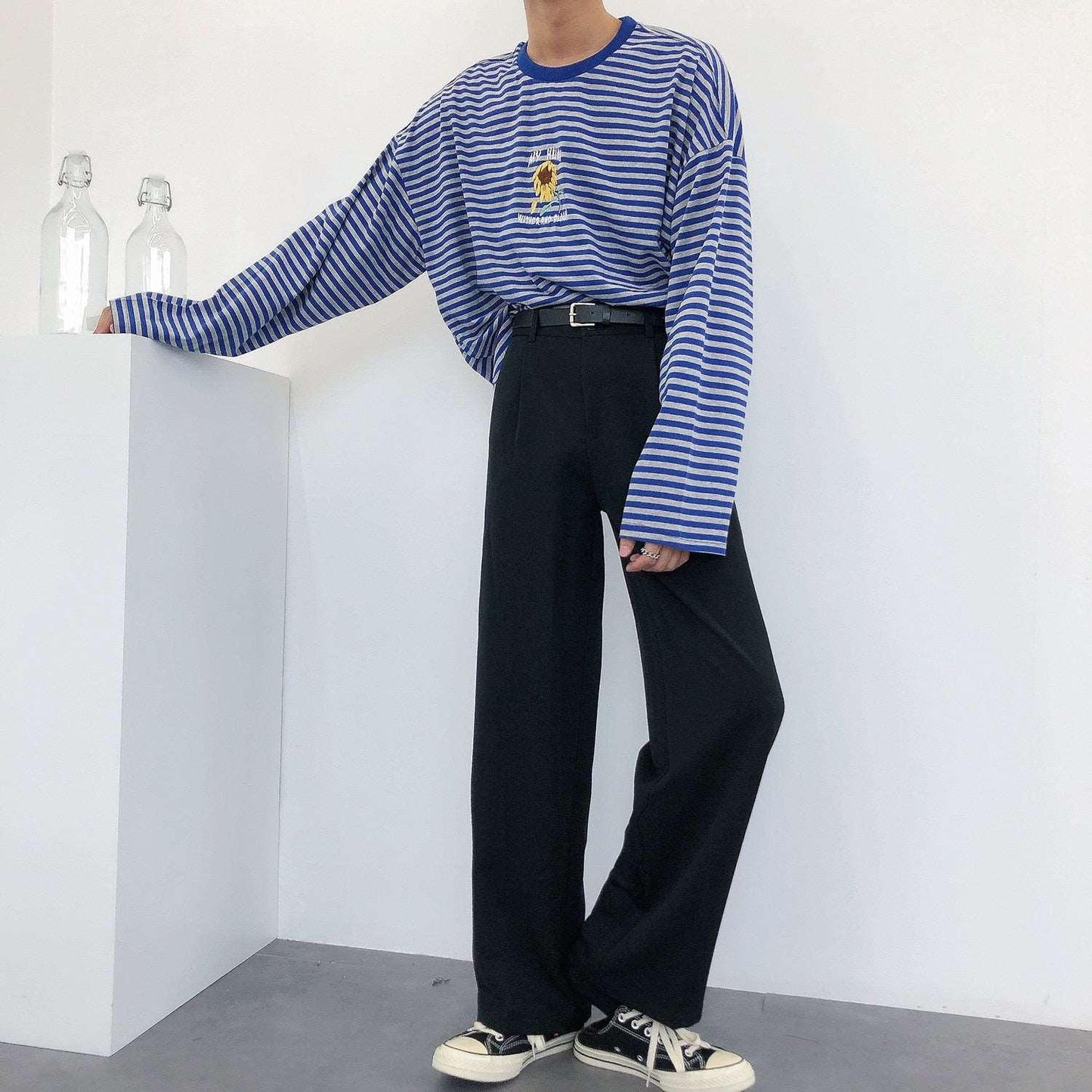 Autumn New Wide-leg Mop Pants - VONVEX