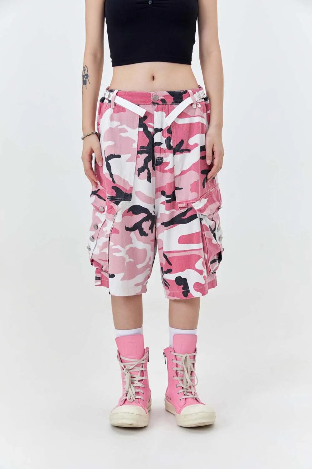 Camouflage Casual Cargo Shorts - VONVEX