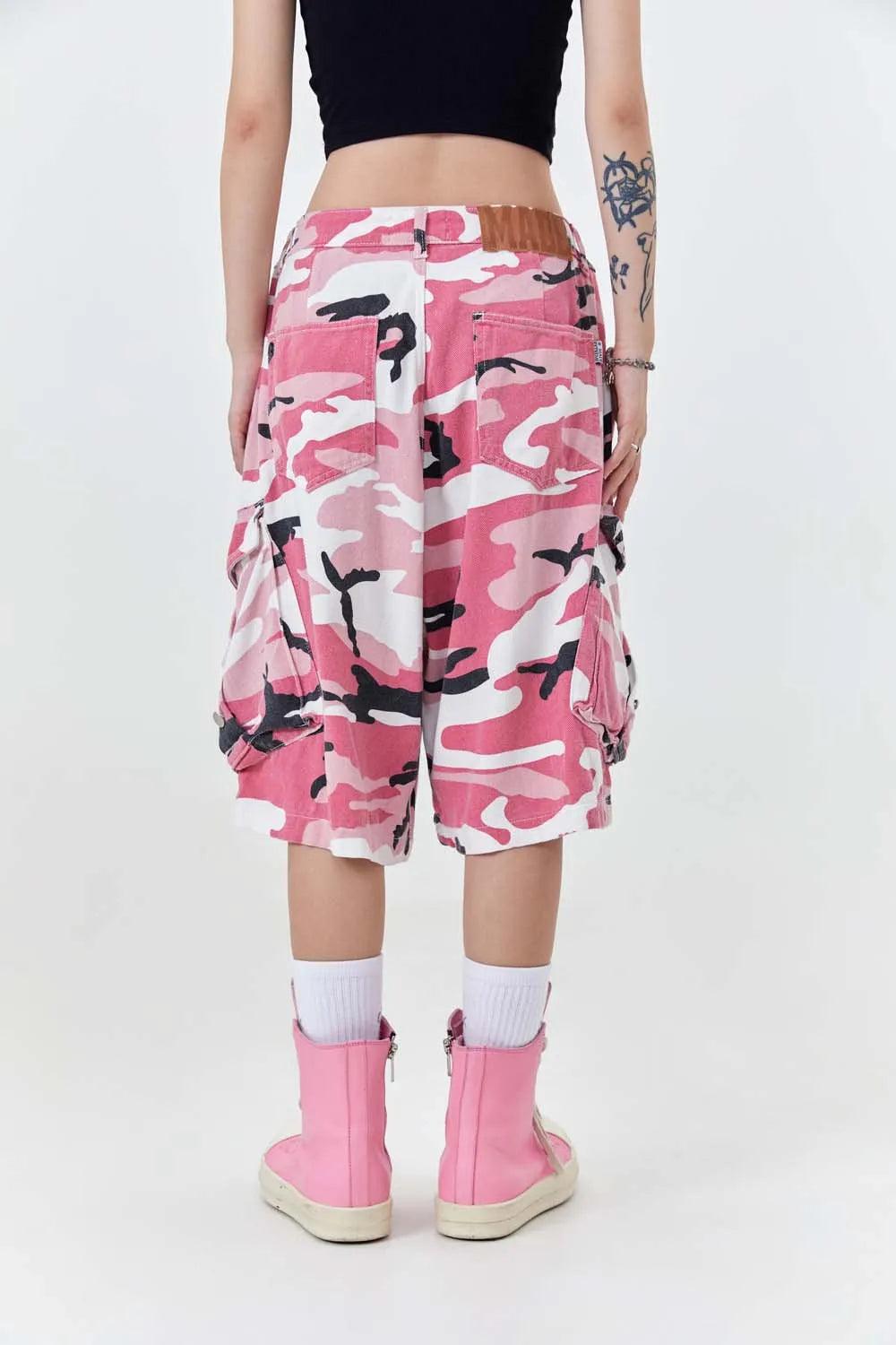 Camouflage Casual Cargo Shorts - VONVEX