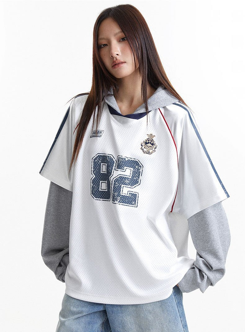 Retro 82 Hoodie White M - VONVEX