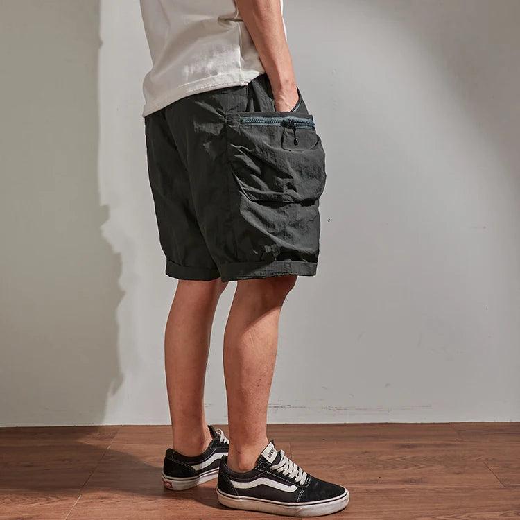 Multi-Pocket Cargo Short Dark Grey L - VONVEX