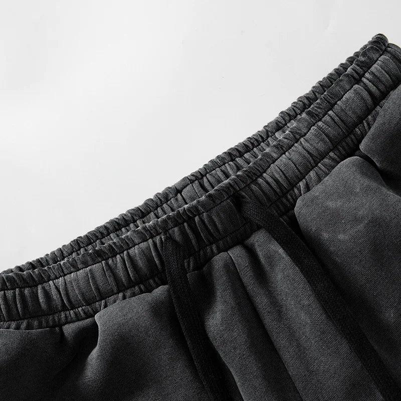Retro Washed Knit Casual Short - VONVEX