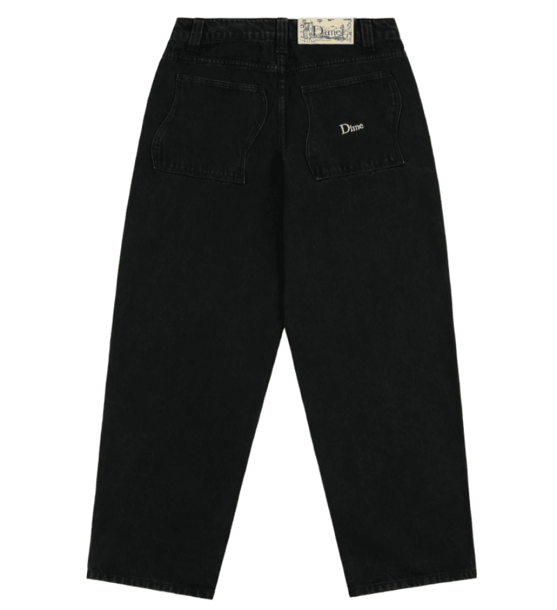 Y2K Big boy Dime Jean Dime Black XS - VONVEX