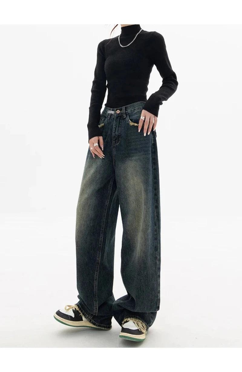 Vintage High Waist Women's Jeans - VONVEX