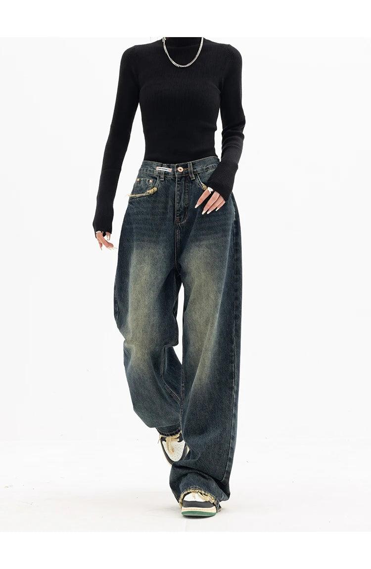 Vintage High Waist Women's Jeans - VONVEX