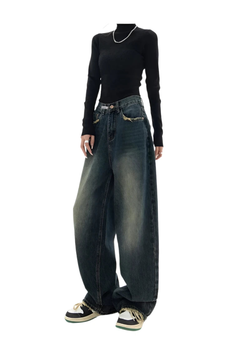 Vintage High Waist Women's Jeans - VONVEX