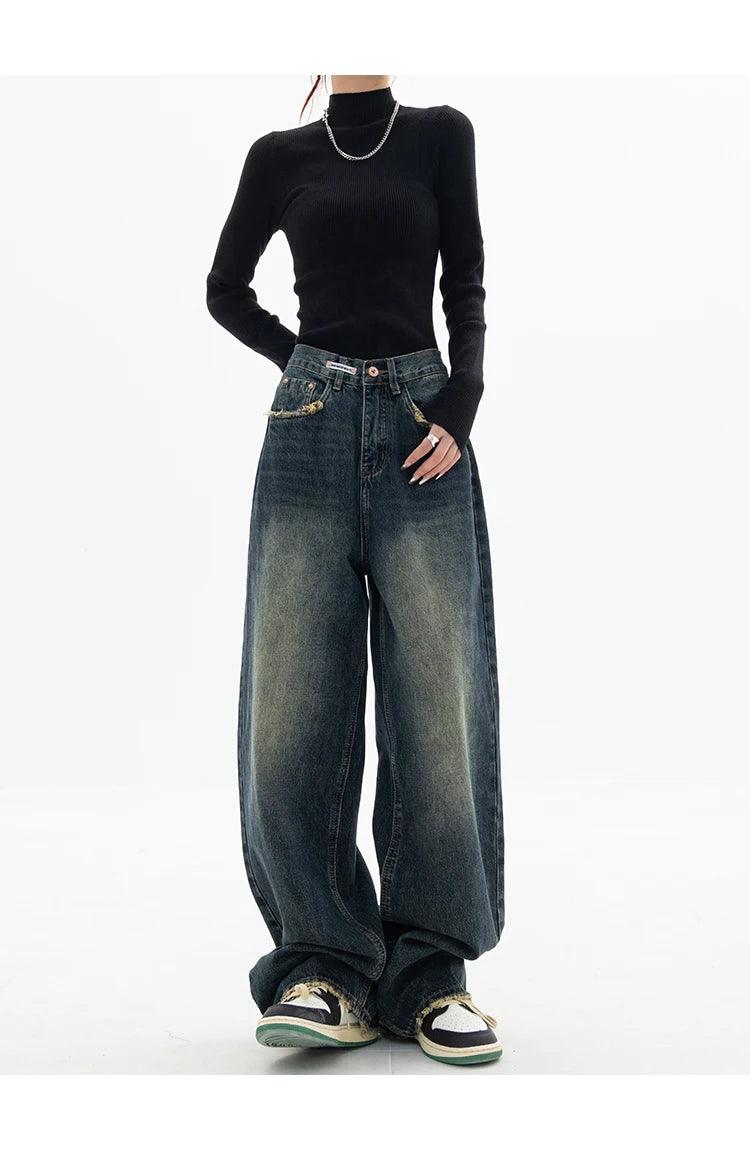 Vintage High Waist Women's Jeans - VONVEX