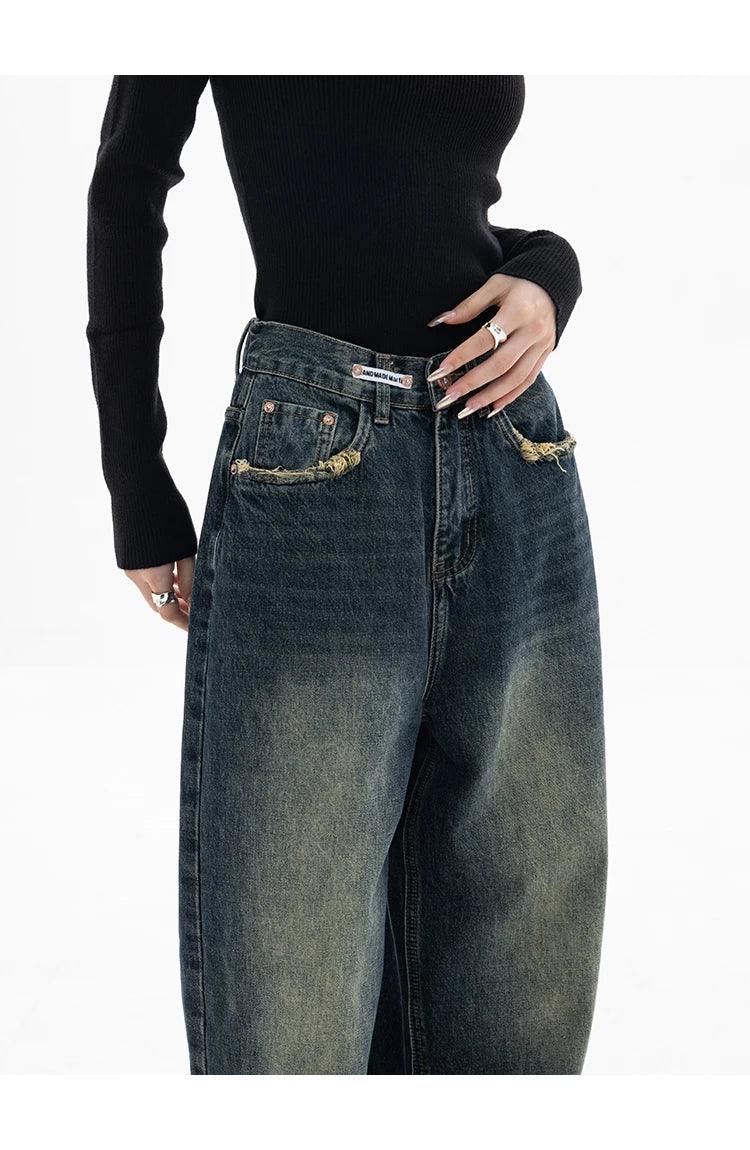 Vintage High Waist Women's Jeans - VONVEX