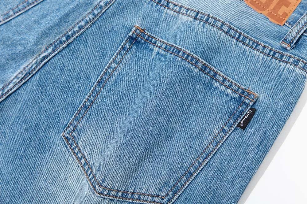 Y2K Retro Burnt Flowers Denim Jean - VONVEX