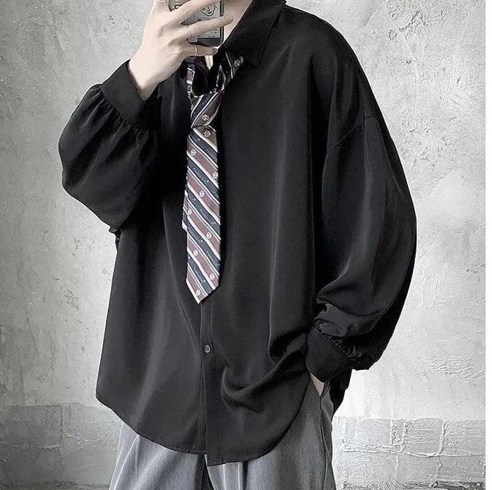 Casual Long-sleeved Shirt - VONVEX