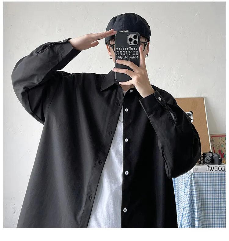Harajuku Long Sleeve Shirt - VONVEX