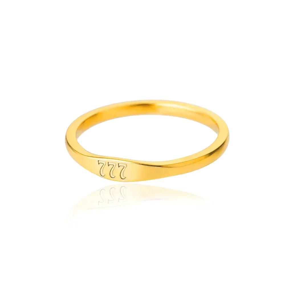 LuckyAngel Number Rings rings 777 China 7 - VONVEX