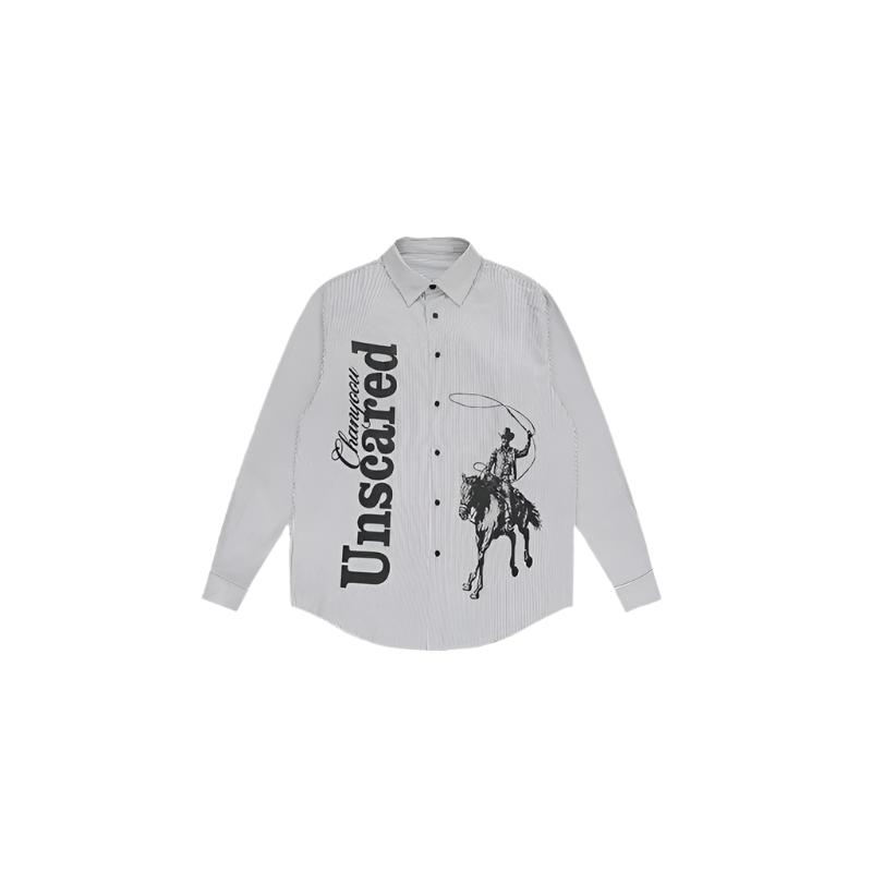 Fearless Rider Shirt  Gray S  - VONVEX