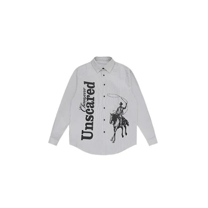 Fearless Rider Shirt  Gray S  - VONVEX