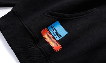 Kanji Hip Hop Graffiti Hoodie     - VONVEX