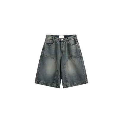 Vintage Denim Cargo Shorts  M   - VONVEX