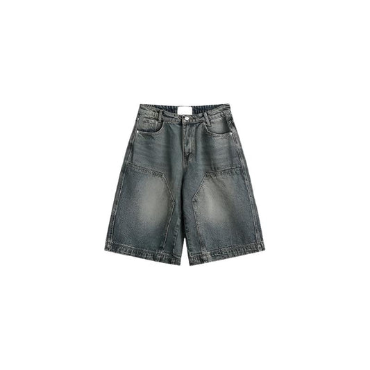 Vintage Denim Cargo Shorts  M   - VONVEX