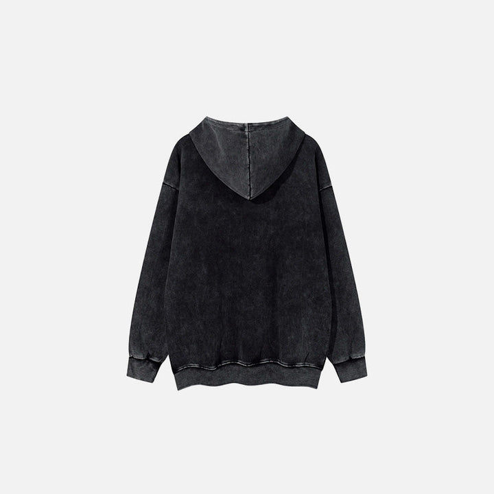 Urban Zip-Track Hoodie     - VONVEX