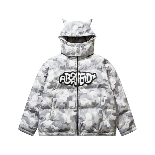 AborFend Removable Hood Devil Jacket     - VONVEX