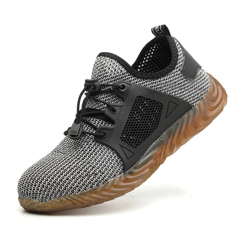 Breathable Safety Light Sneakers  Grey 35  - VONVEX