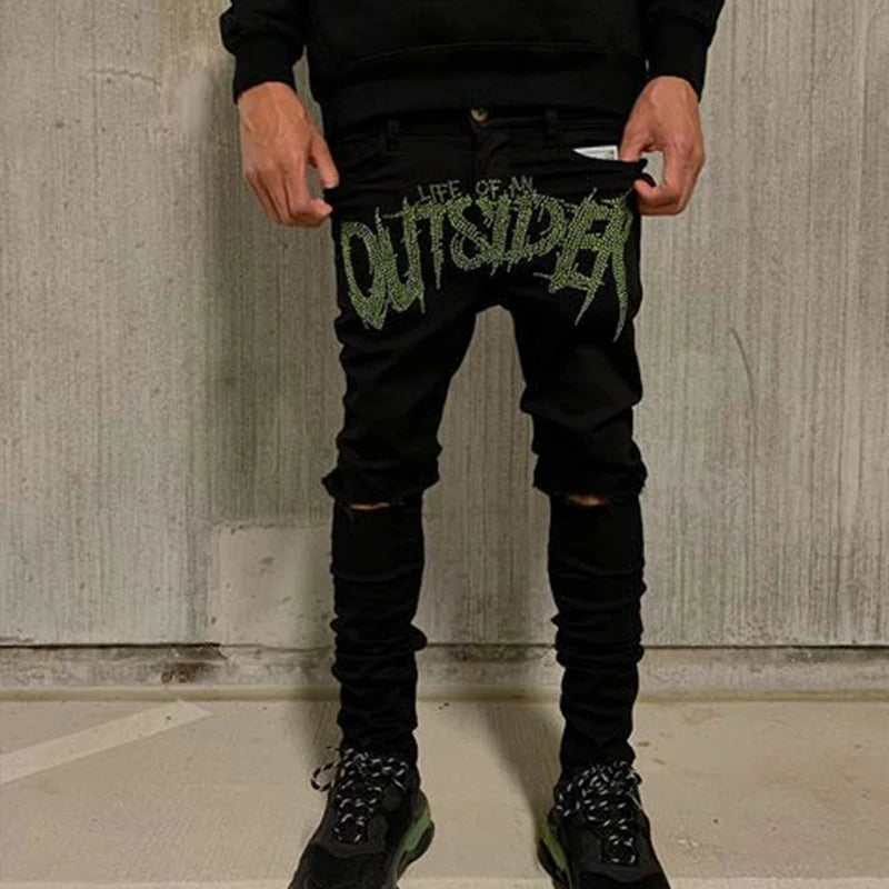 Life Of Outsider Jeans     - VONVEX