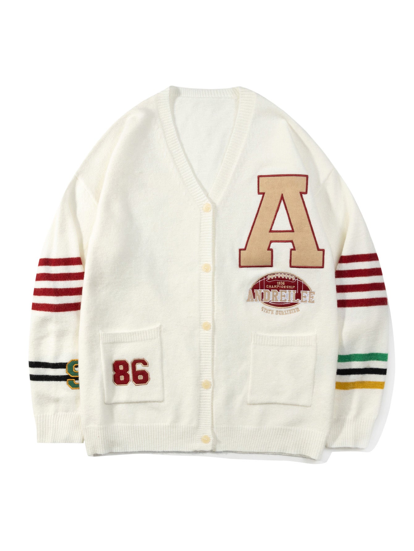 HKV Loose Cardigan  White S  - VONVEX