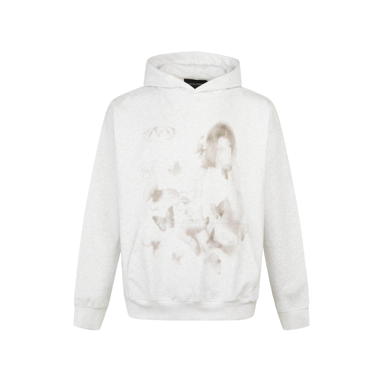 Erased Figure Hoodie  Melange Gray M  - VONVEX