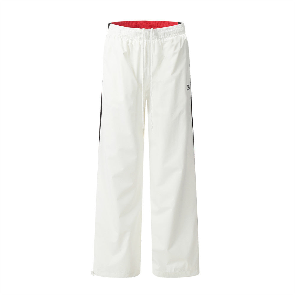 Classic Contract Color Relaxed Fit Joggers  White XS  - VONVEX